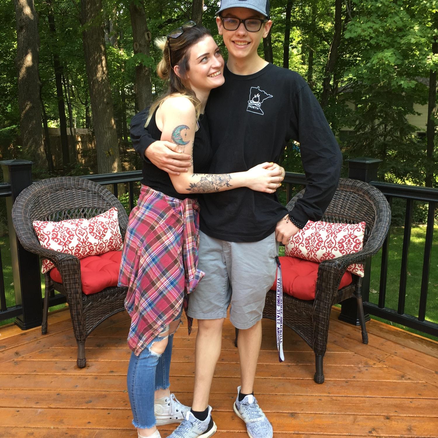 The day Zoe left for college in Eau Claire