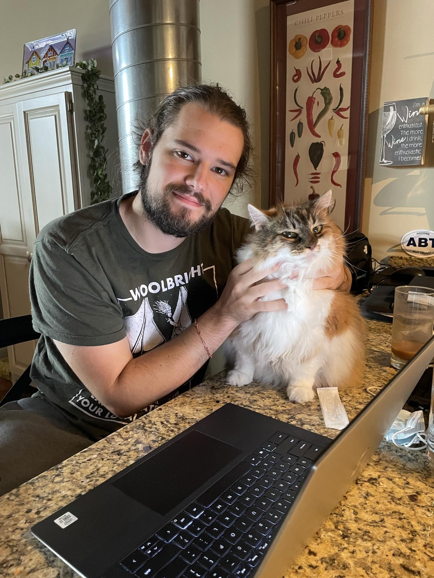 Declan and Rocky, the queen (RIP Angel)