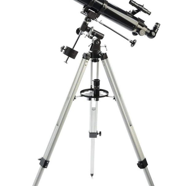 Celestron - PowerSeeker 80EQ Telescope - Manual German Equatorial Telescope for Beginners - Compact and Portable - Bonus Astronomy Software Package - 80mm Aperture