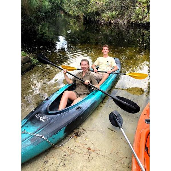 Kayaking on our one year anniversary