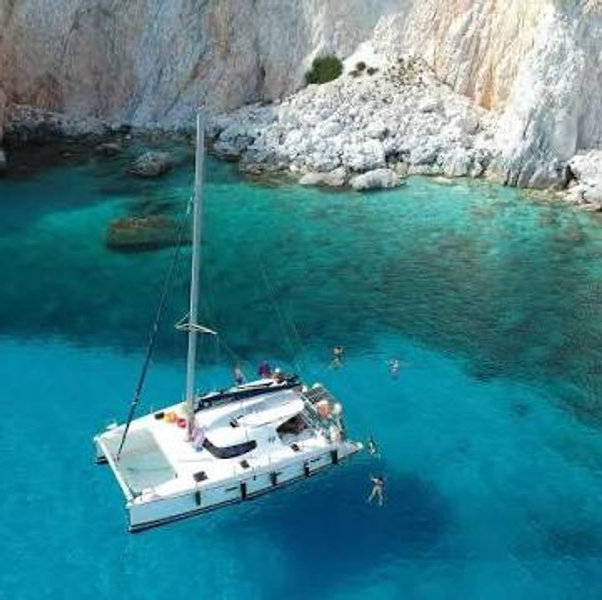 Boat excursion in Greece