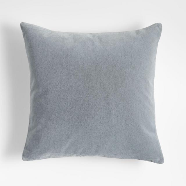 Mist 20" Reversible Faux Mohair Linen Pillow Cover