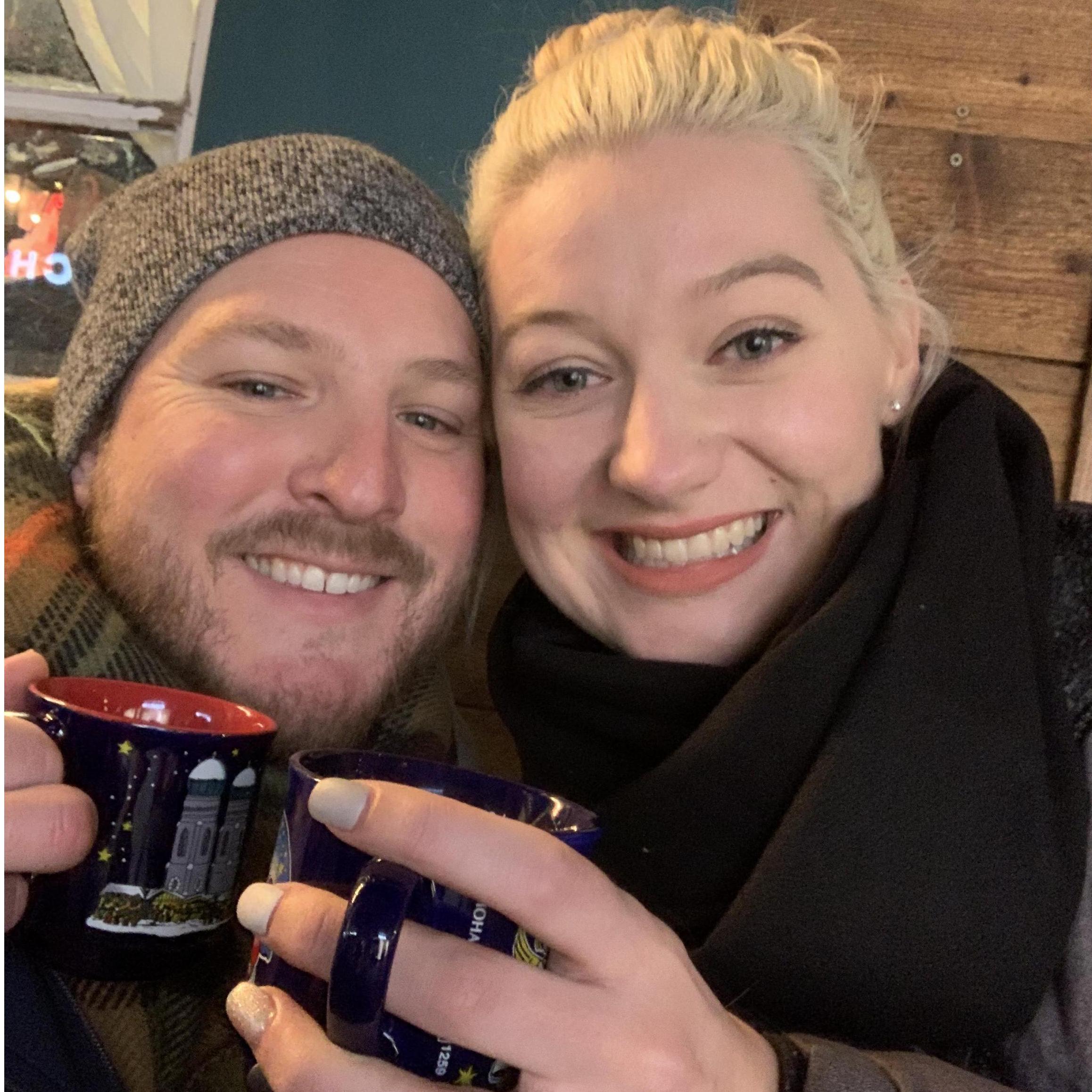 Freezing our butts of at Christmas markets in Munich! (December 2019)