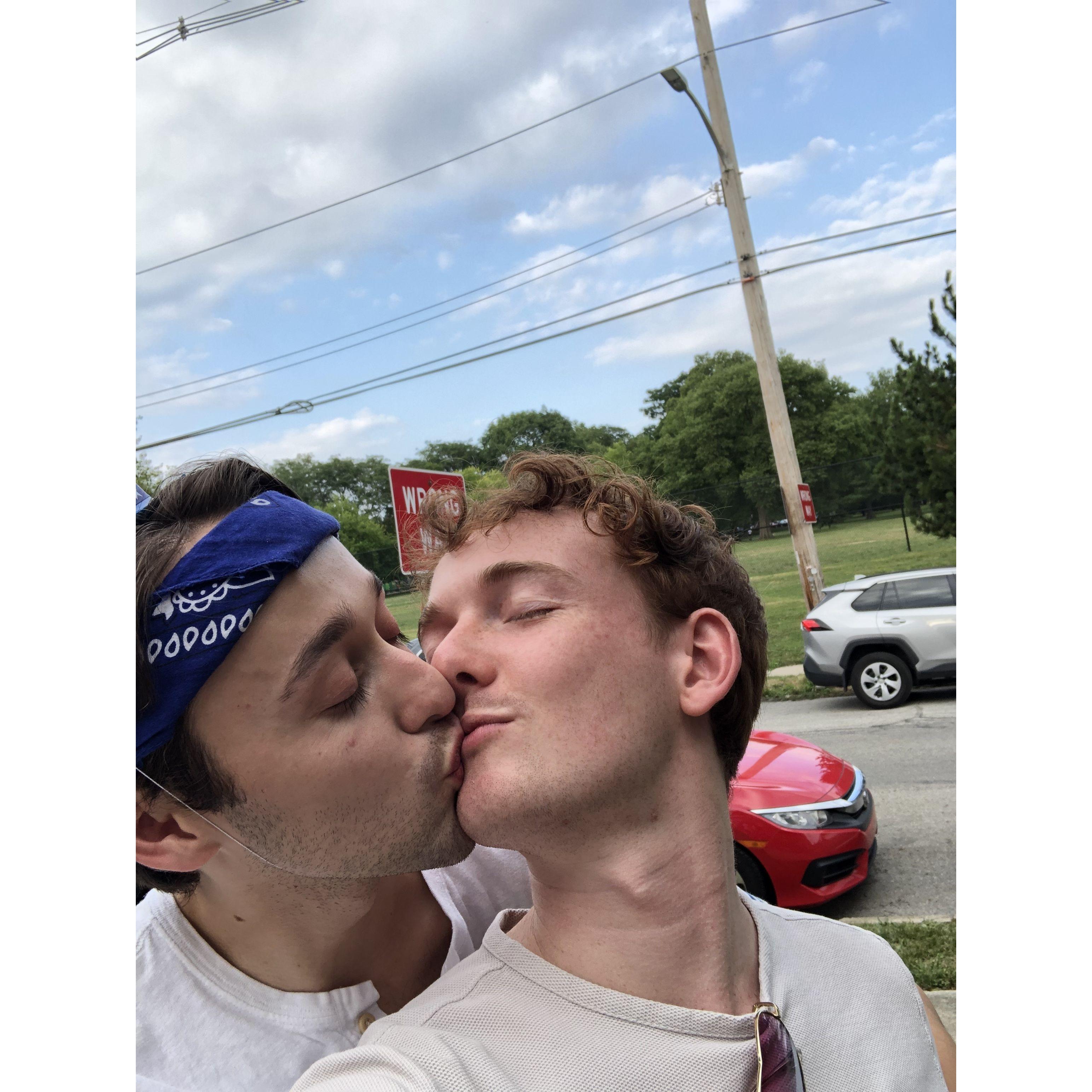 Us on the 4th of July, being patriotic and such