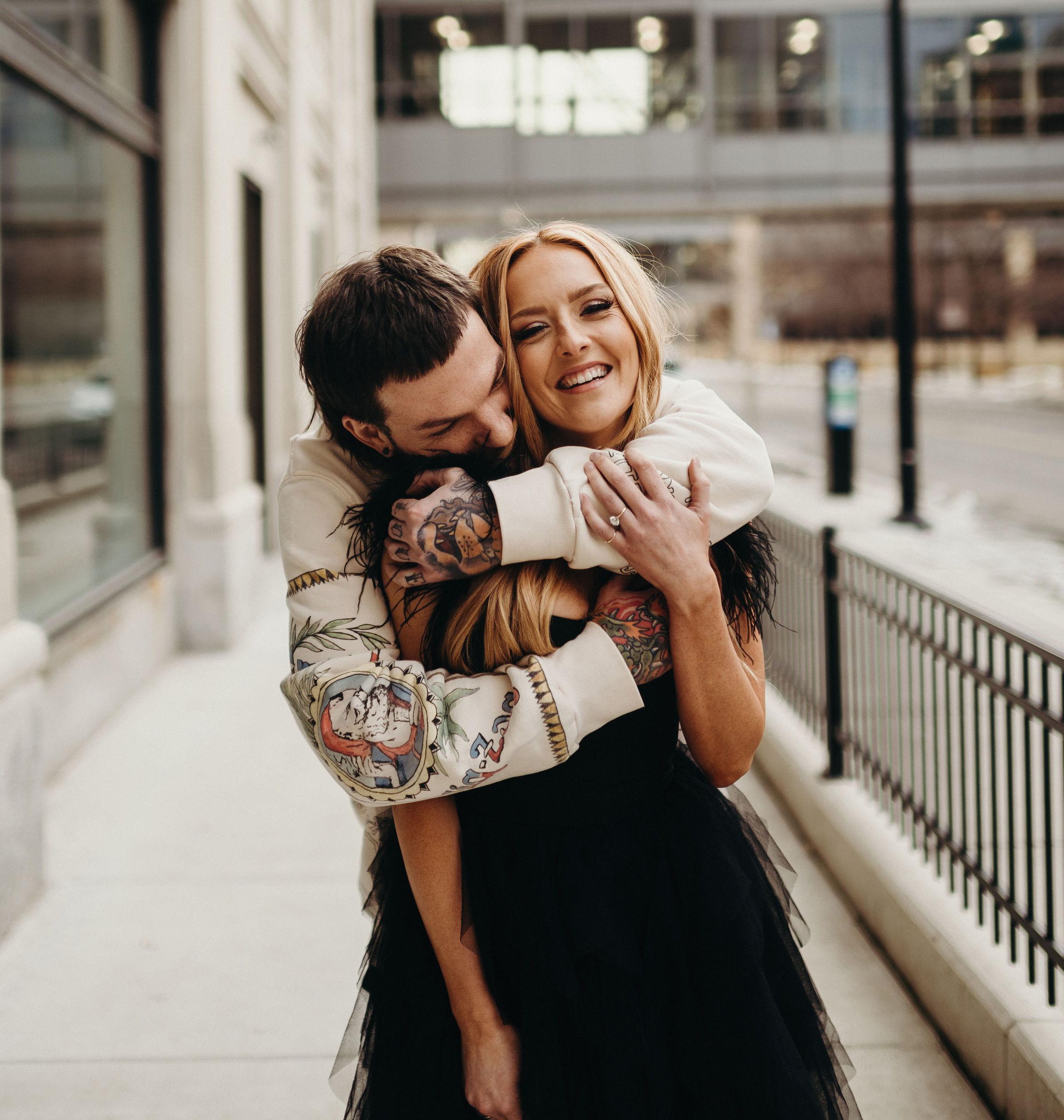 Emily Armstrong and Joshua Duchene