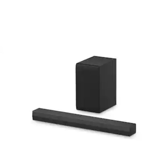 LG - 2.1-Channel S40T Soundbar with Wireless Subwoofer, Bluetooth Connectivity, Dolby Audio and WOW Orchestra - Black