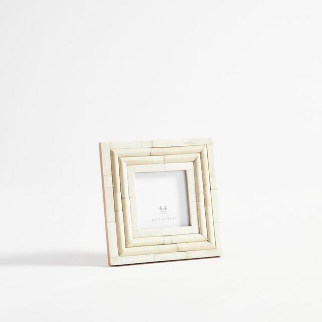 Nadia Bone Frames, 4"x4" Overall - Ivory