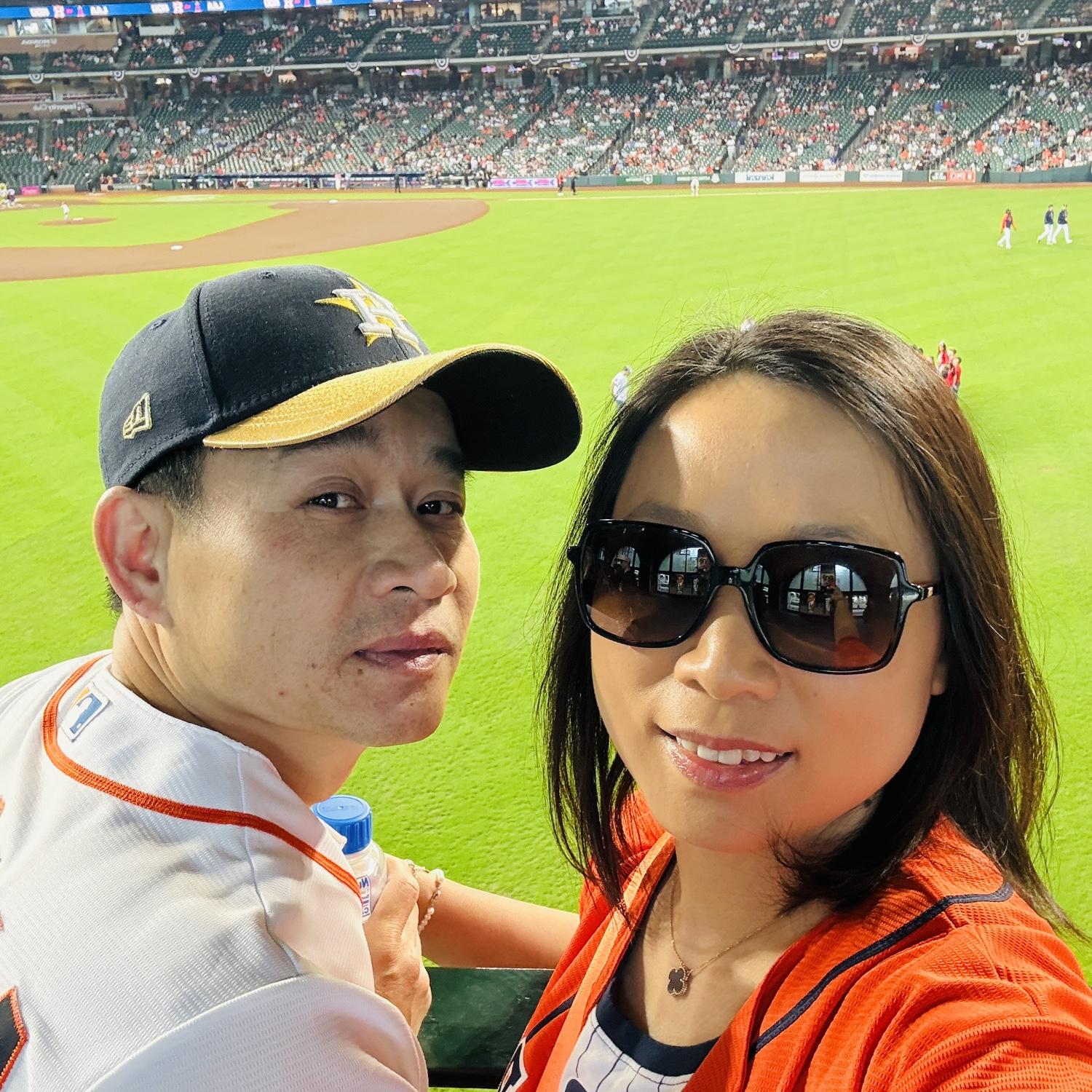 He’s the reason I love baseball, so ever since, we’ve been going to games together.