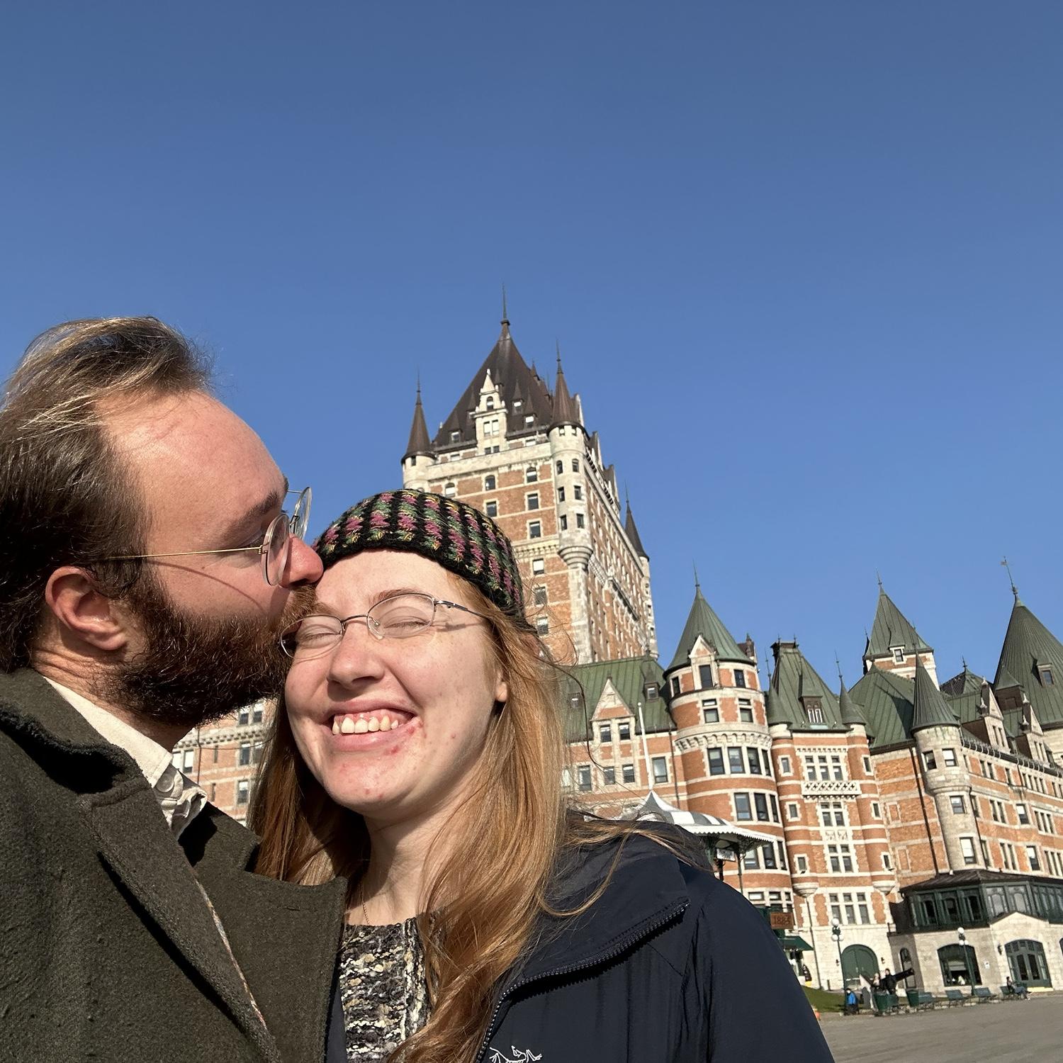 Chateau Frontenac en route to Engagement!