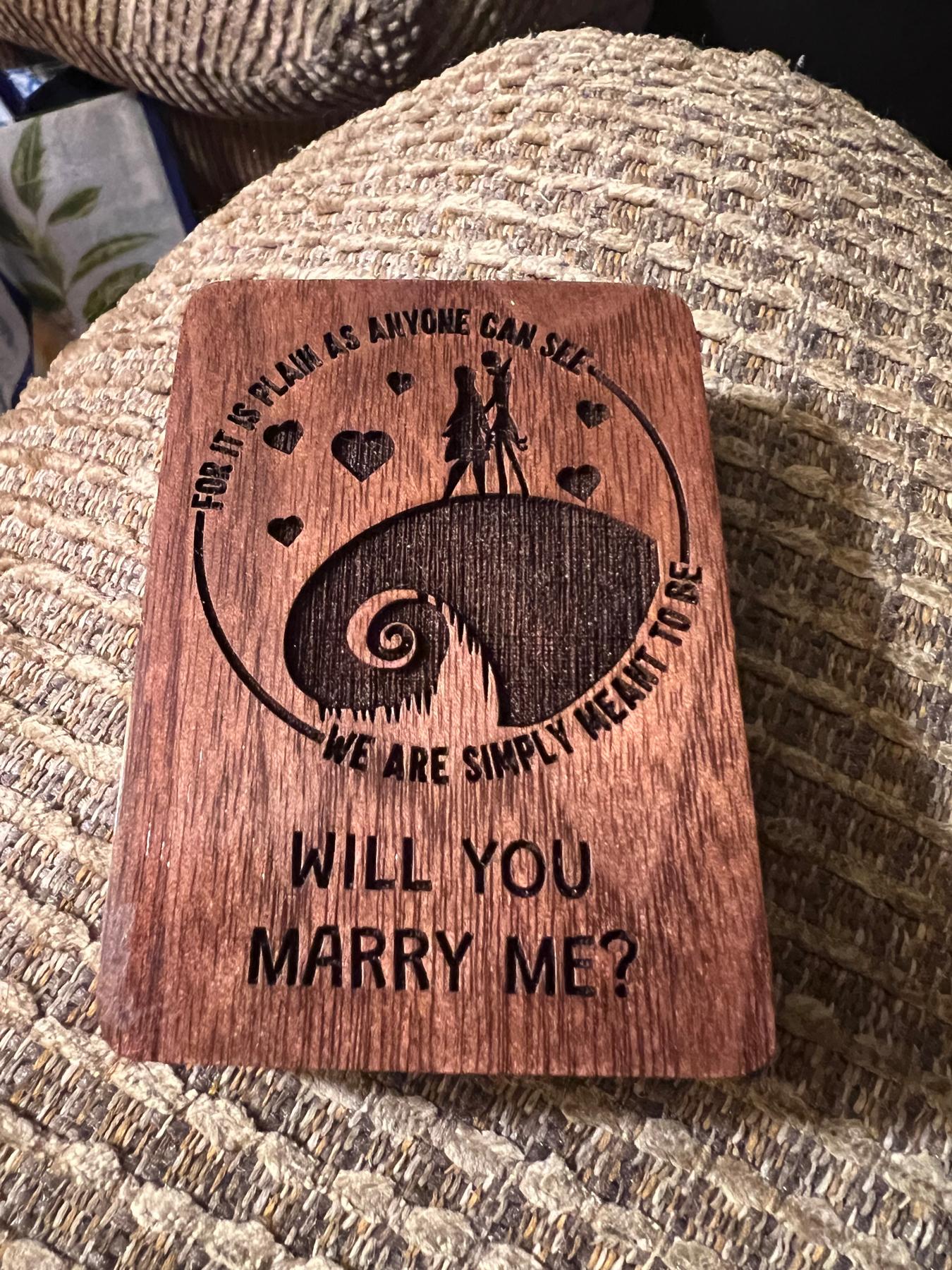 How he popped the question ❤️❤️❤️