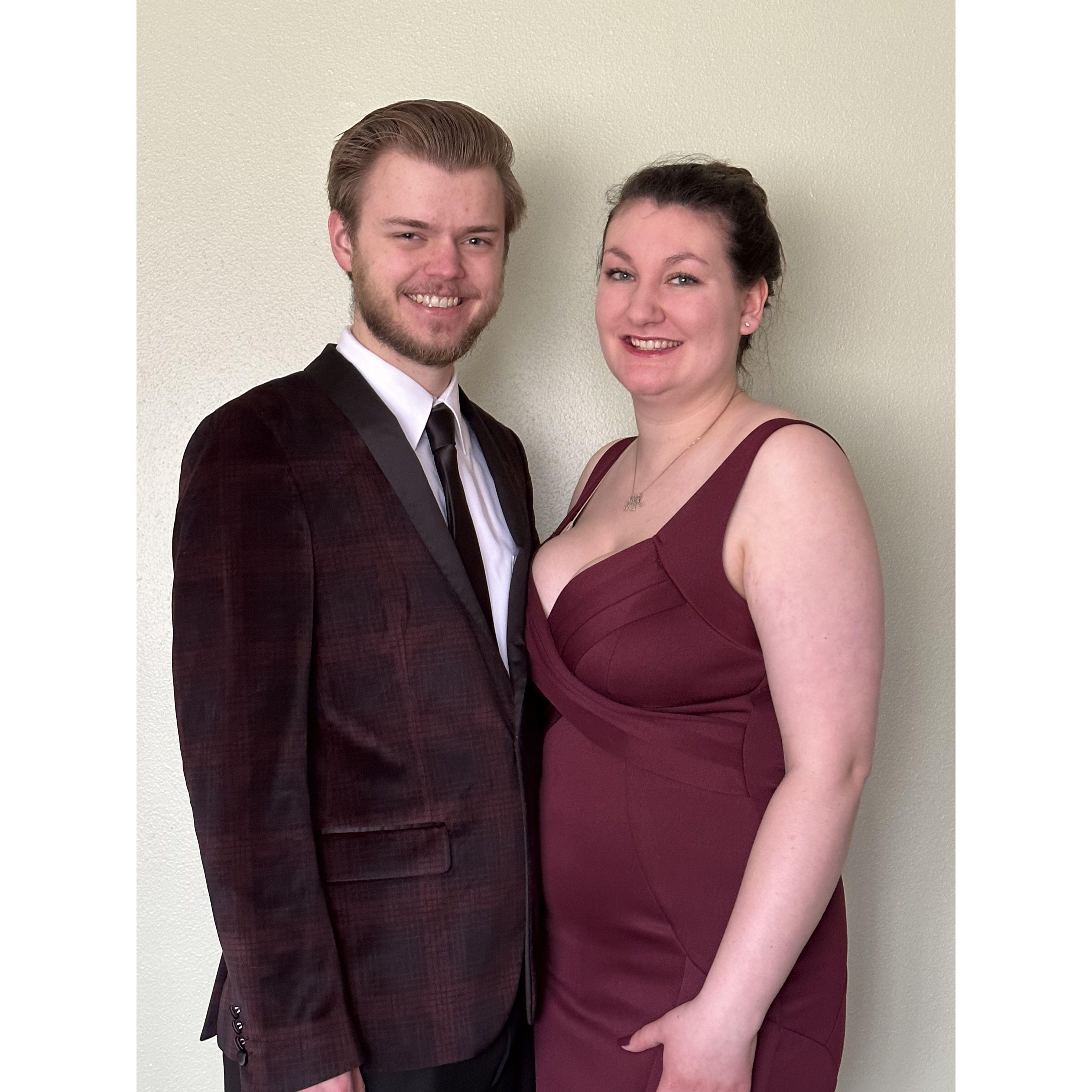 Going to our friends Mike and Emma's Wedding!