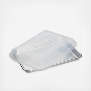 Naturals Baker's Quarter Sheet Baking Pan with Storage Lid