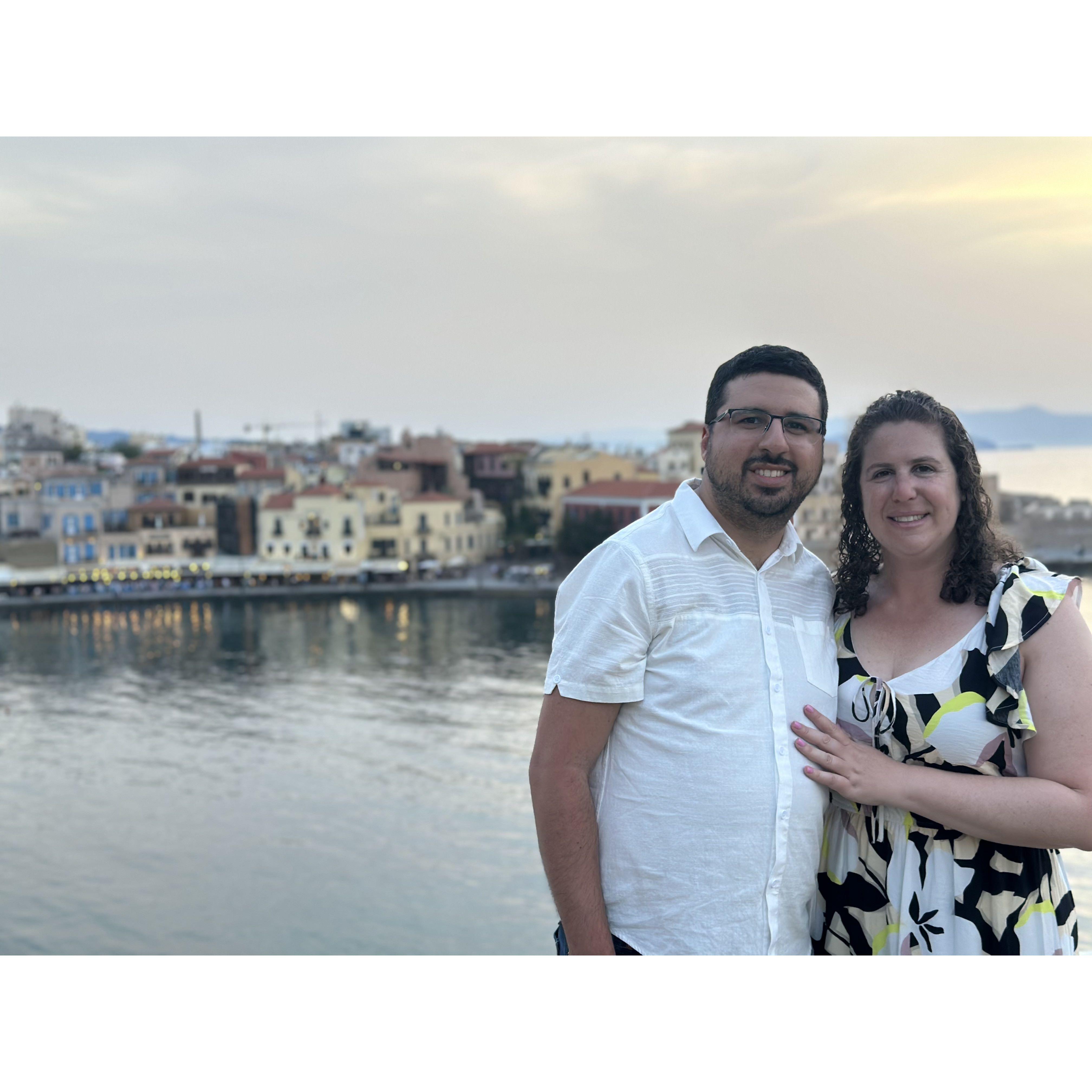 Walking tour in Crete for Allan's birthday. (Was supposed to be a boat tour)