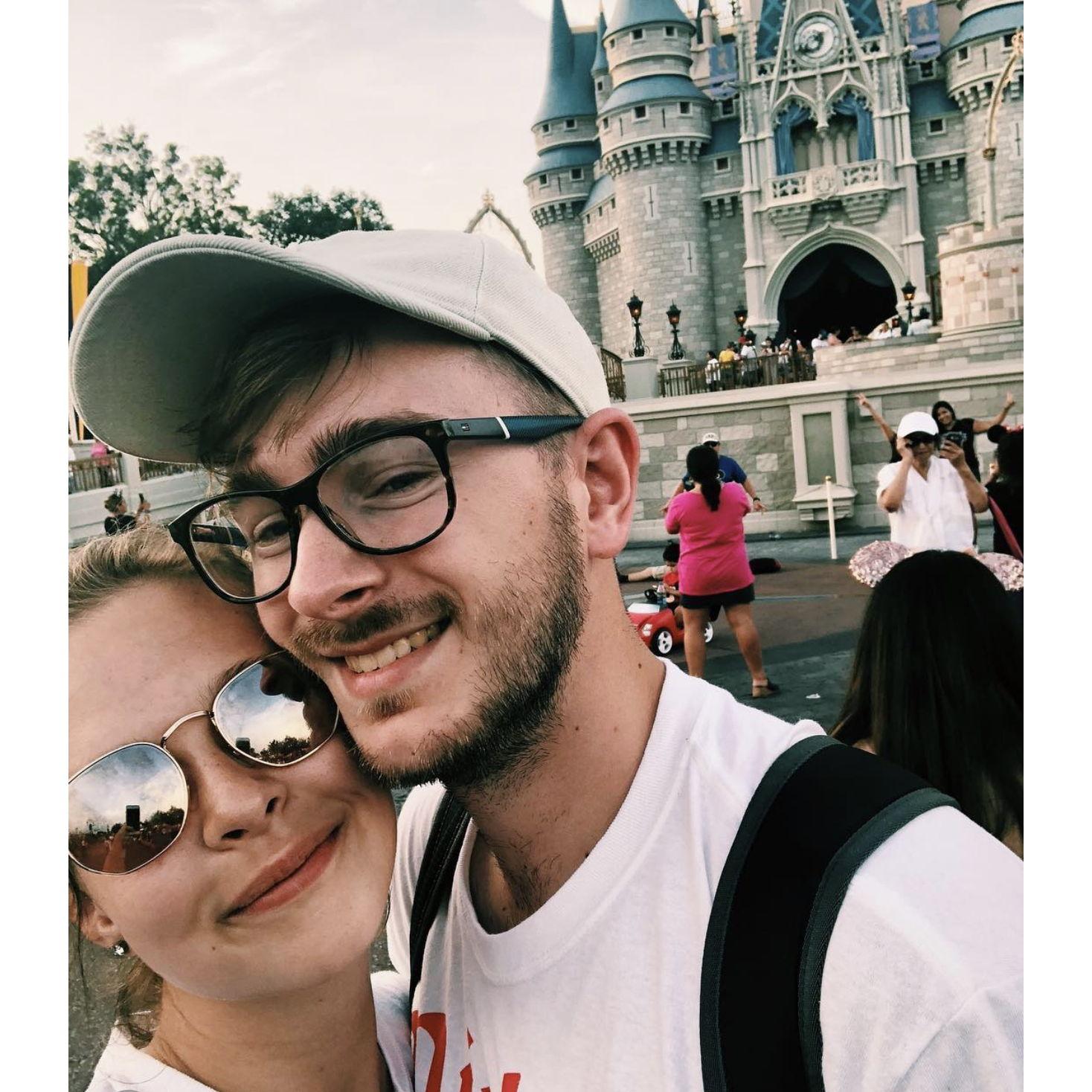 Disney World was our first big trip together.
