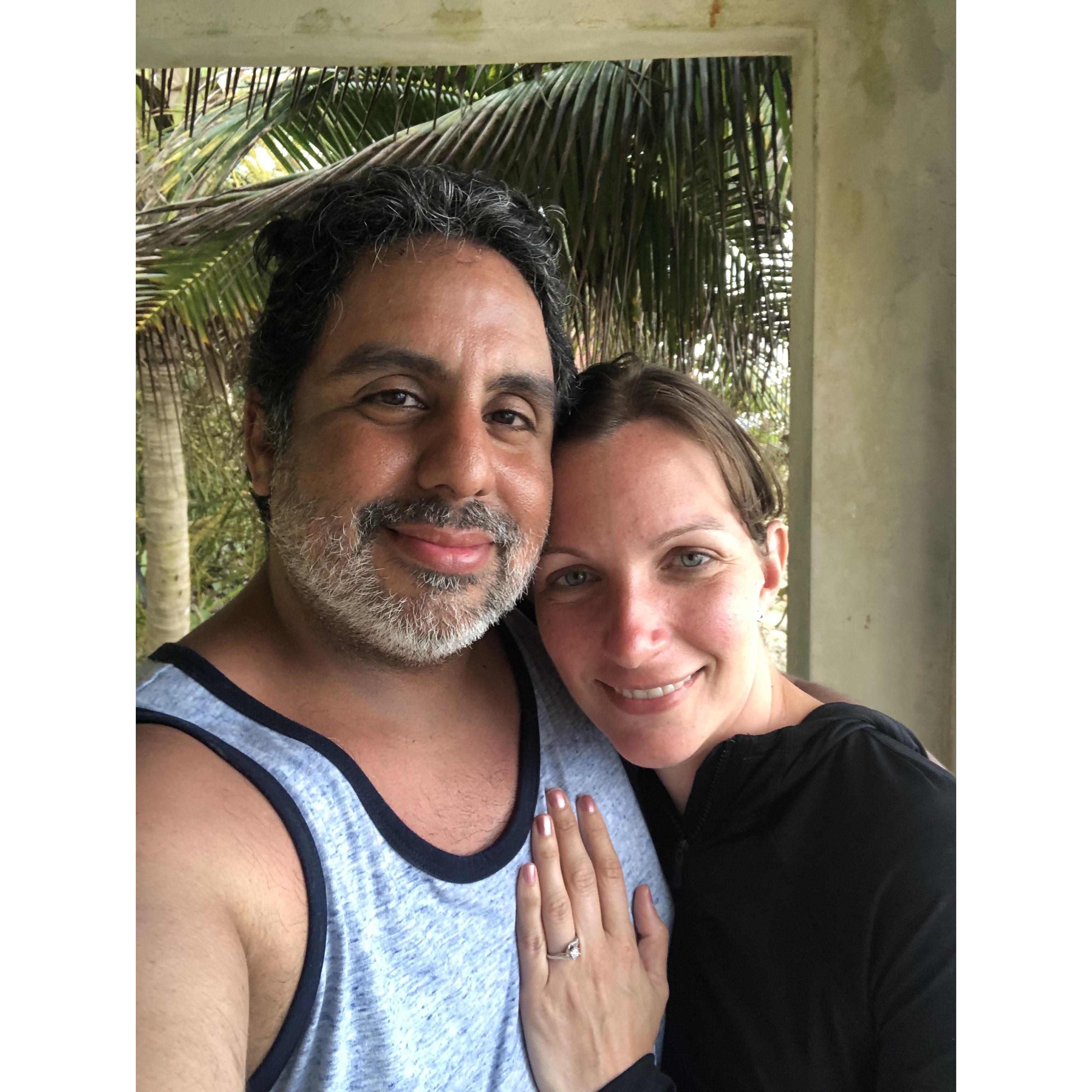 A wonderful way to end our last trip to Puerto Rico...engaged on June 28, 2021 in Quebradillas!