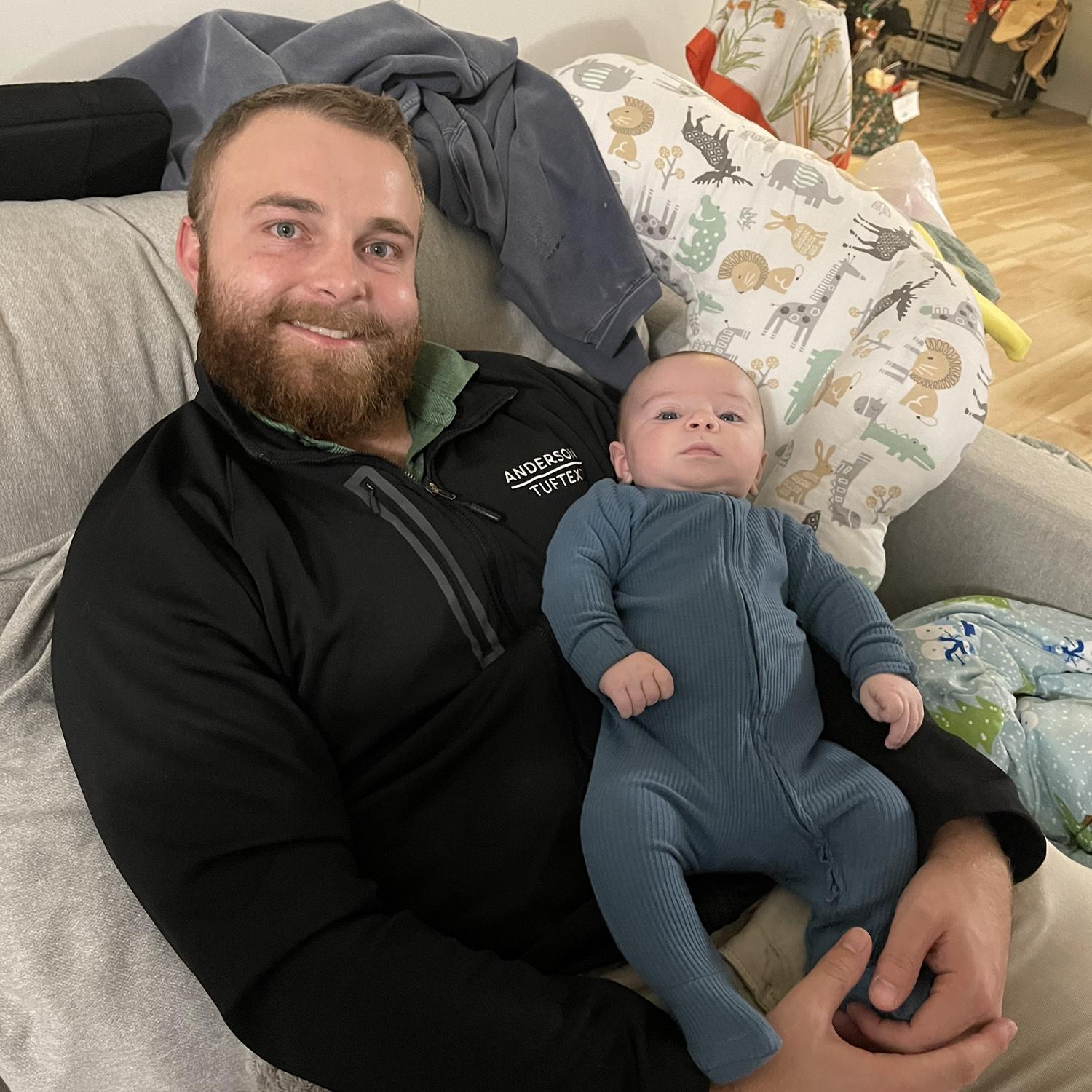 Brian and baby Antonio❤️