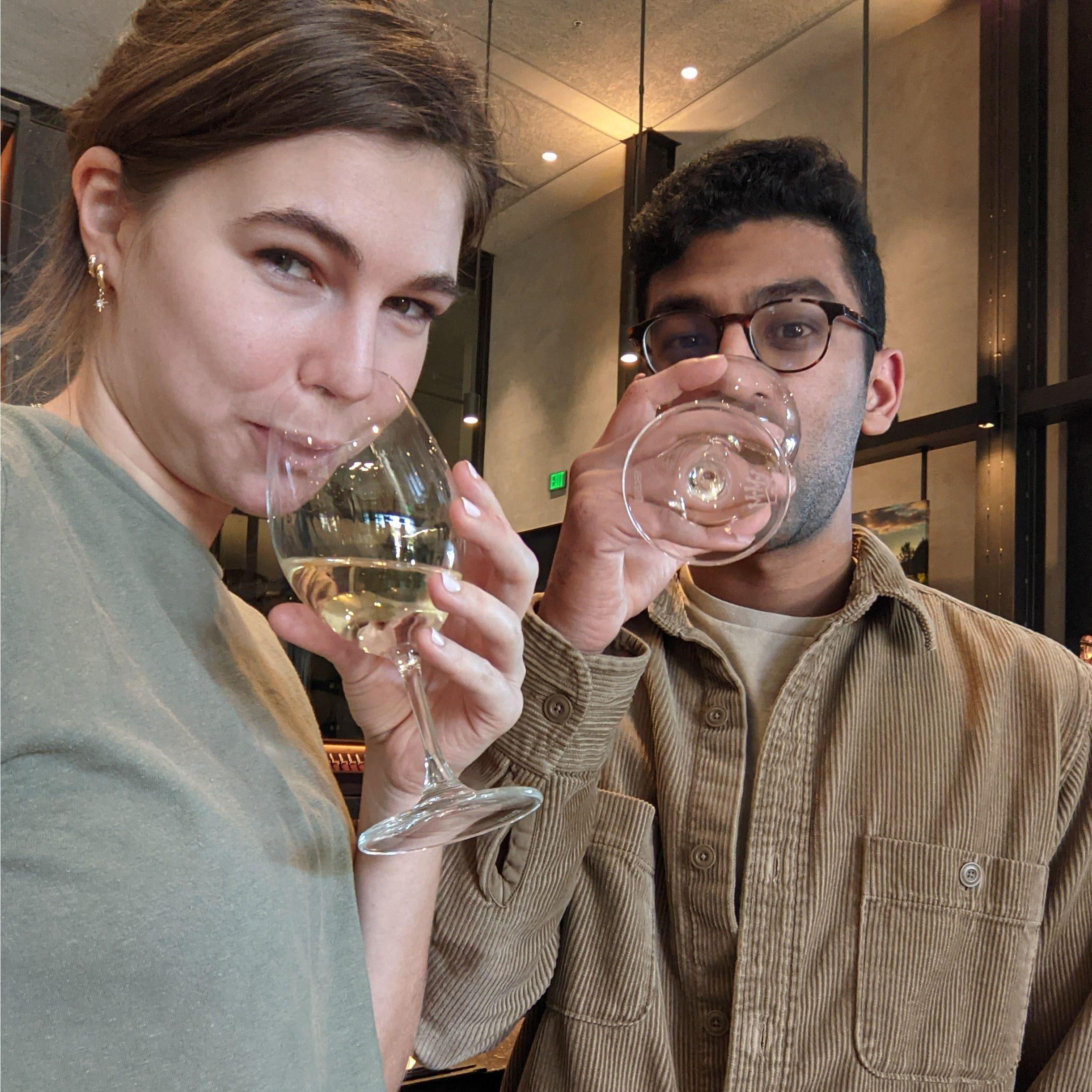 Our first wine tasting together and my first trip to Napa! Started our mini wine obsession