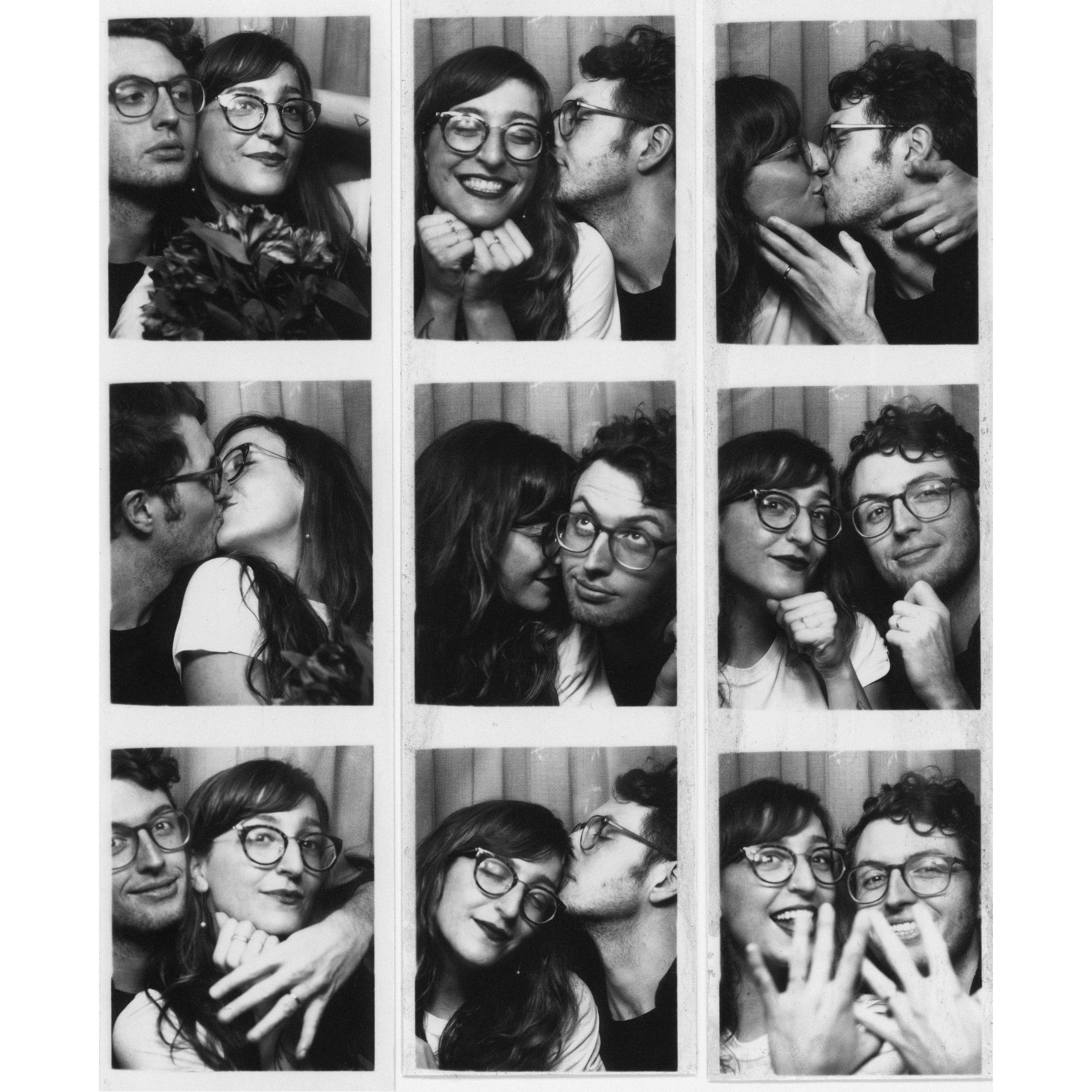 The night we got engaged! At Birdie's bar in bushwick, 10/30/19