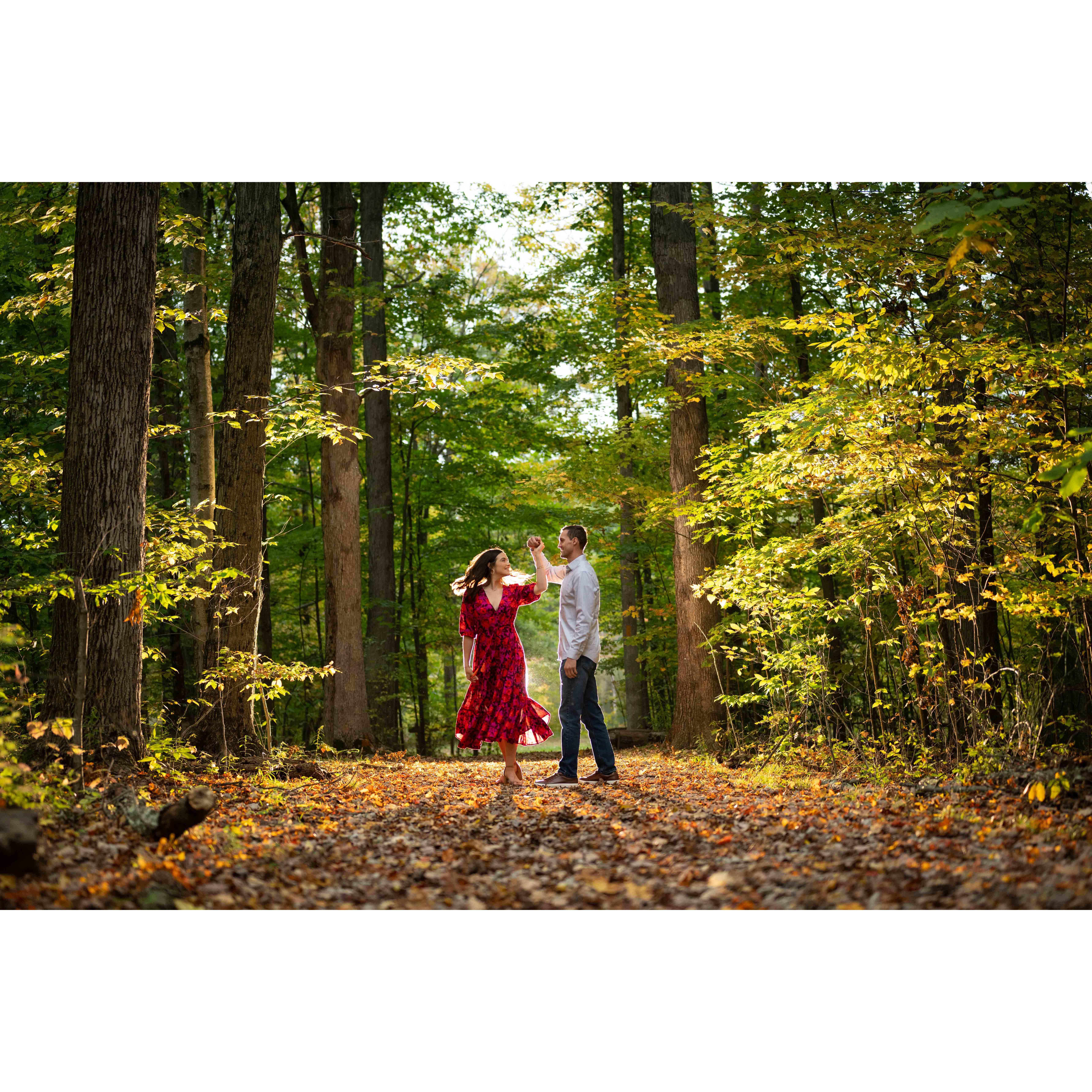 Engagement Pictures at Punderson State Park