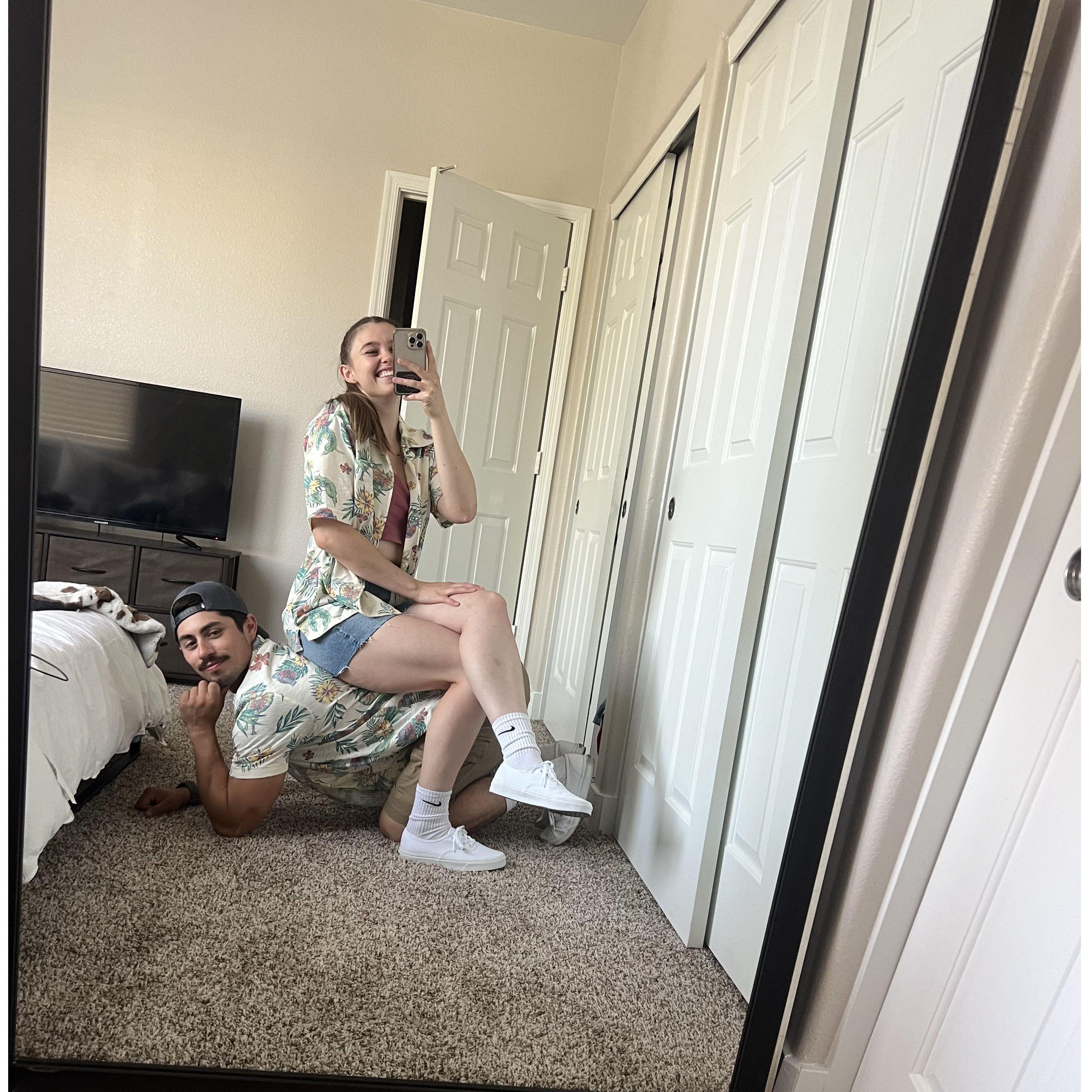 The first debut of this t-shirt!