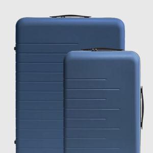 Small Carry-On & Large Check-In Suitcase Bundle in Navy