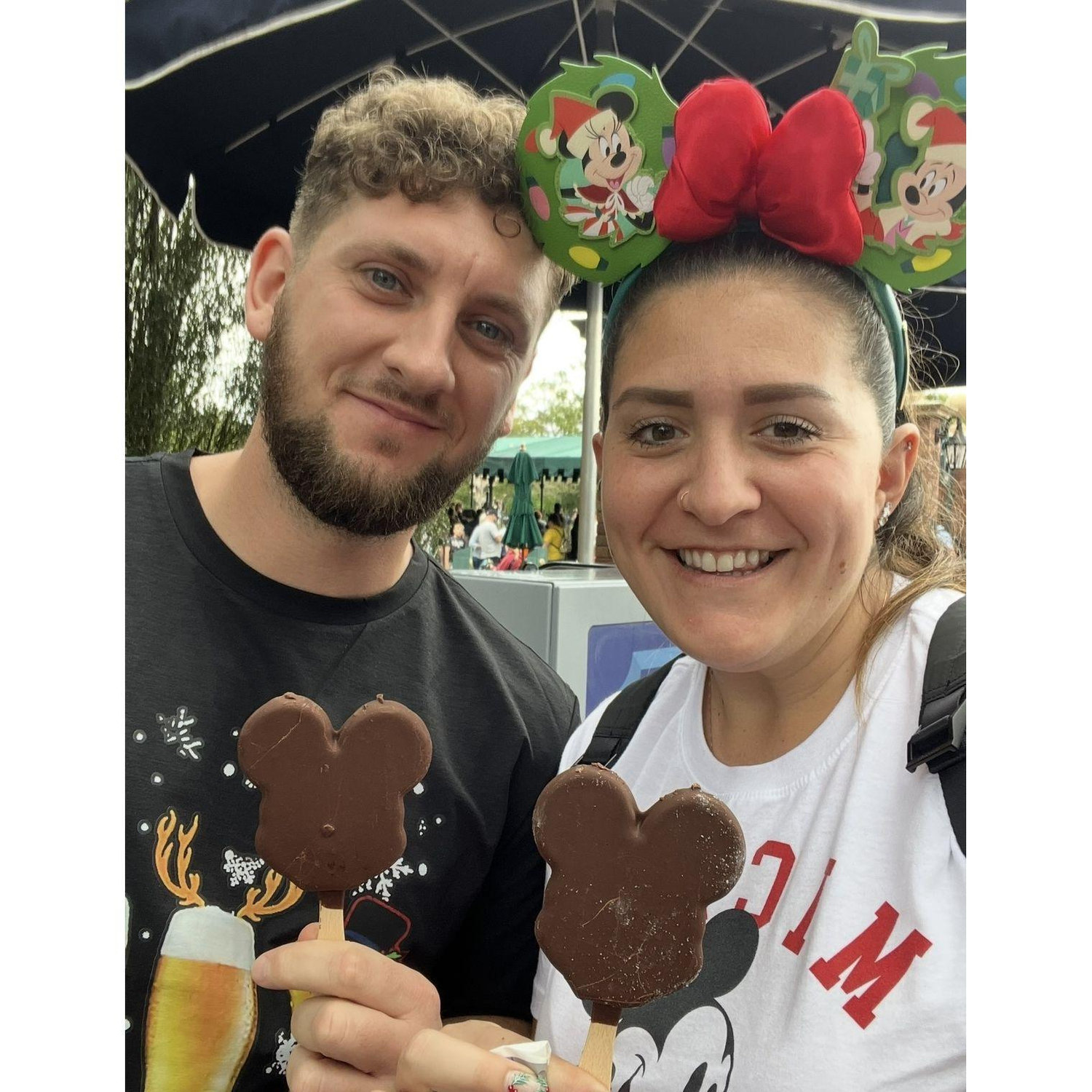 Christmas in Disney isn't compete without Mickey Ice Cream
