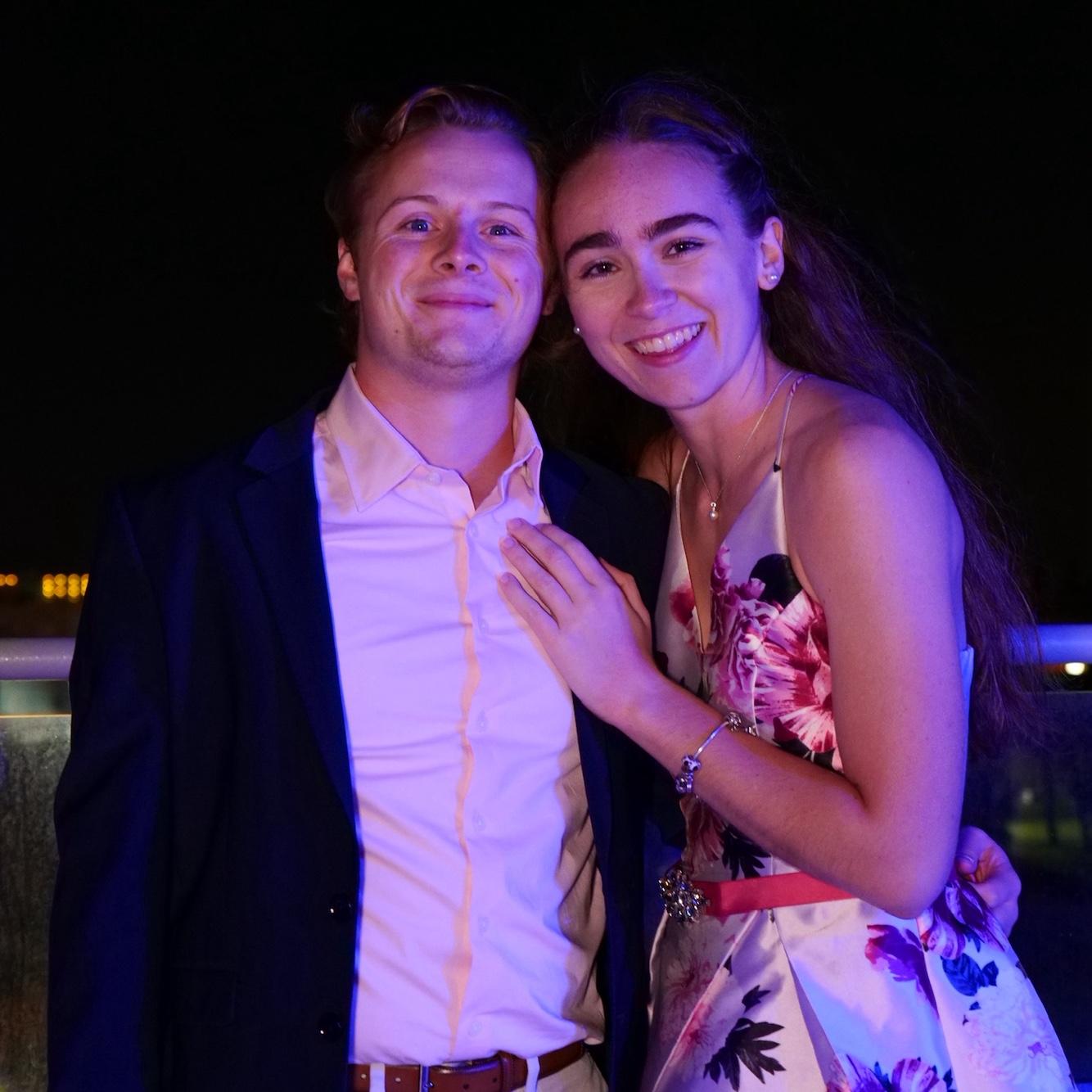 Kristen and Sean at their second Rowing Formal!