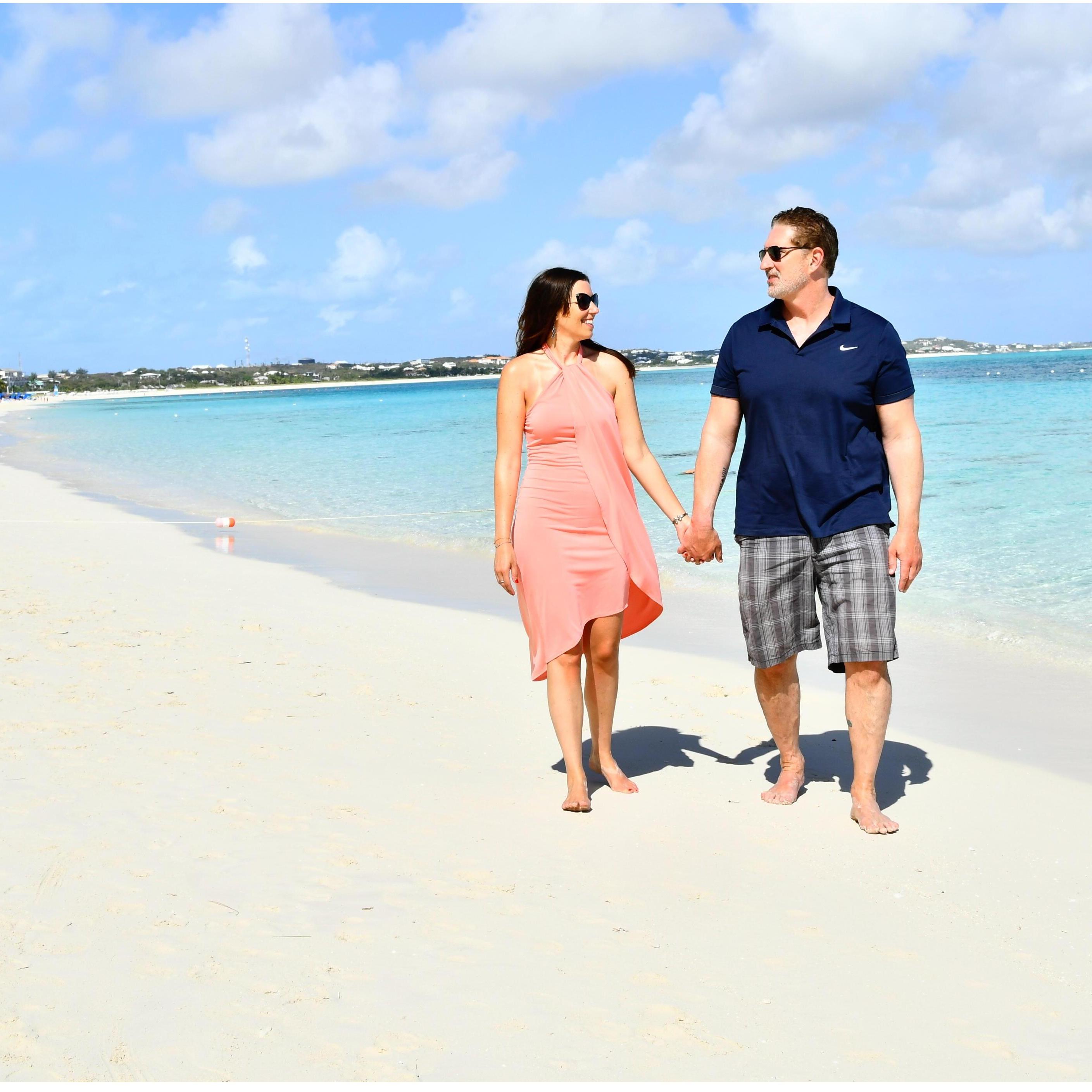 Taken on the beautiful beach in Turks & Caicos.