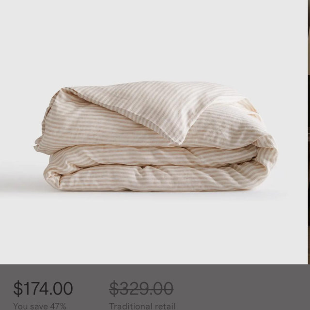European Linen Duvet Cover - King/Cal King