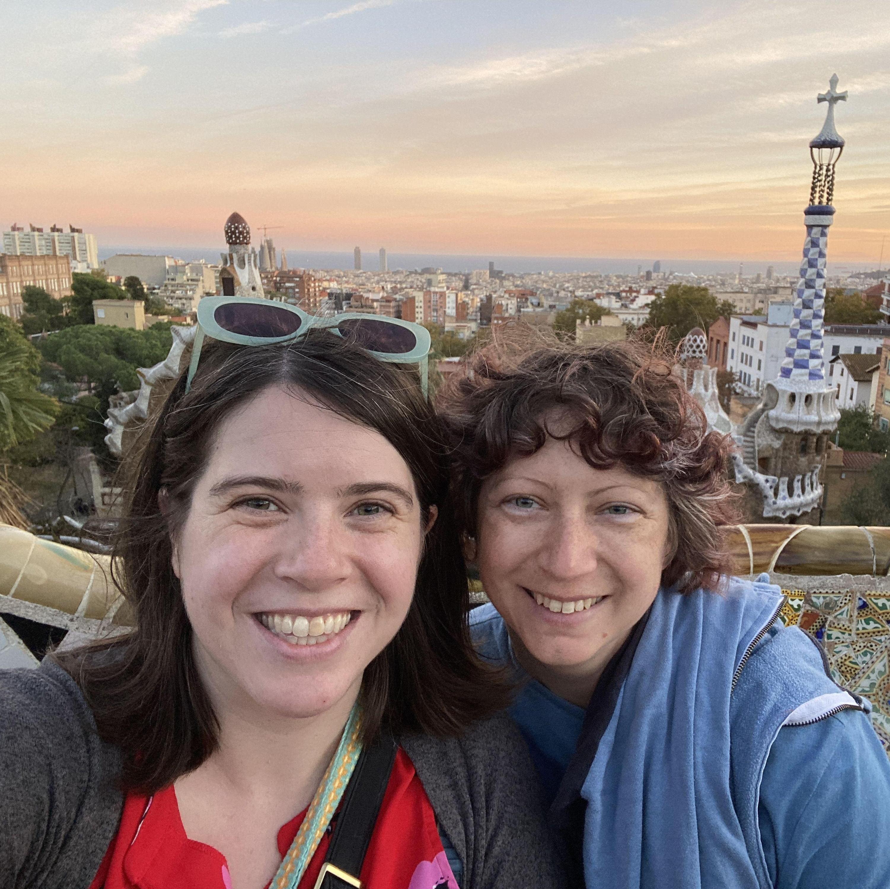 We were super lucky to be able to travel to Europe in the fall of 2022 because of Allie's work sabbatical! This is Barcelona