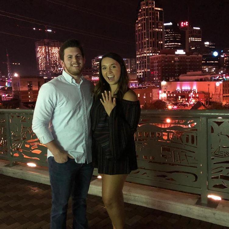 August 9th, 2019 we got engaged in Nashville!