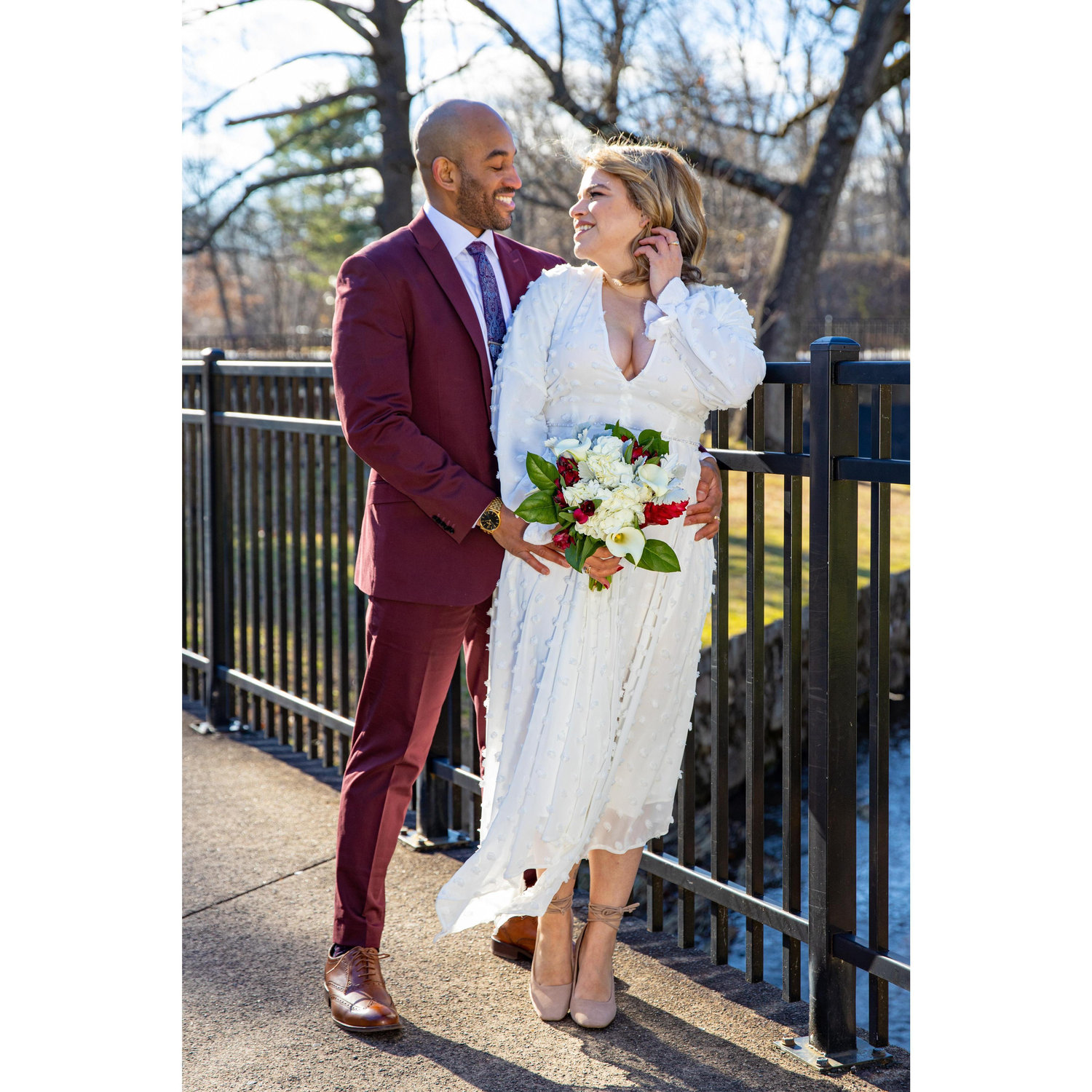 Look at these married cuties!