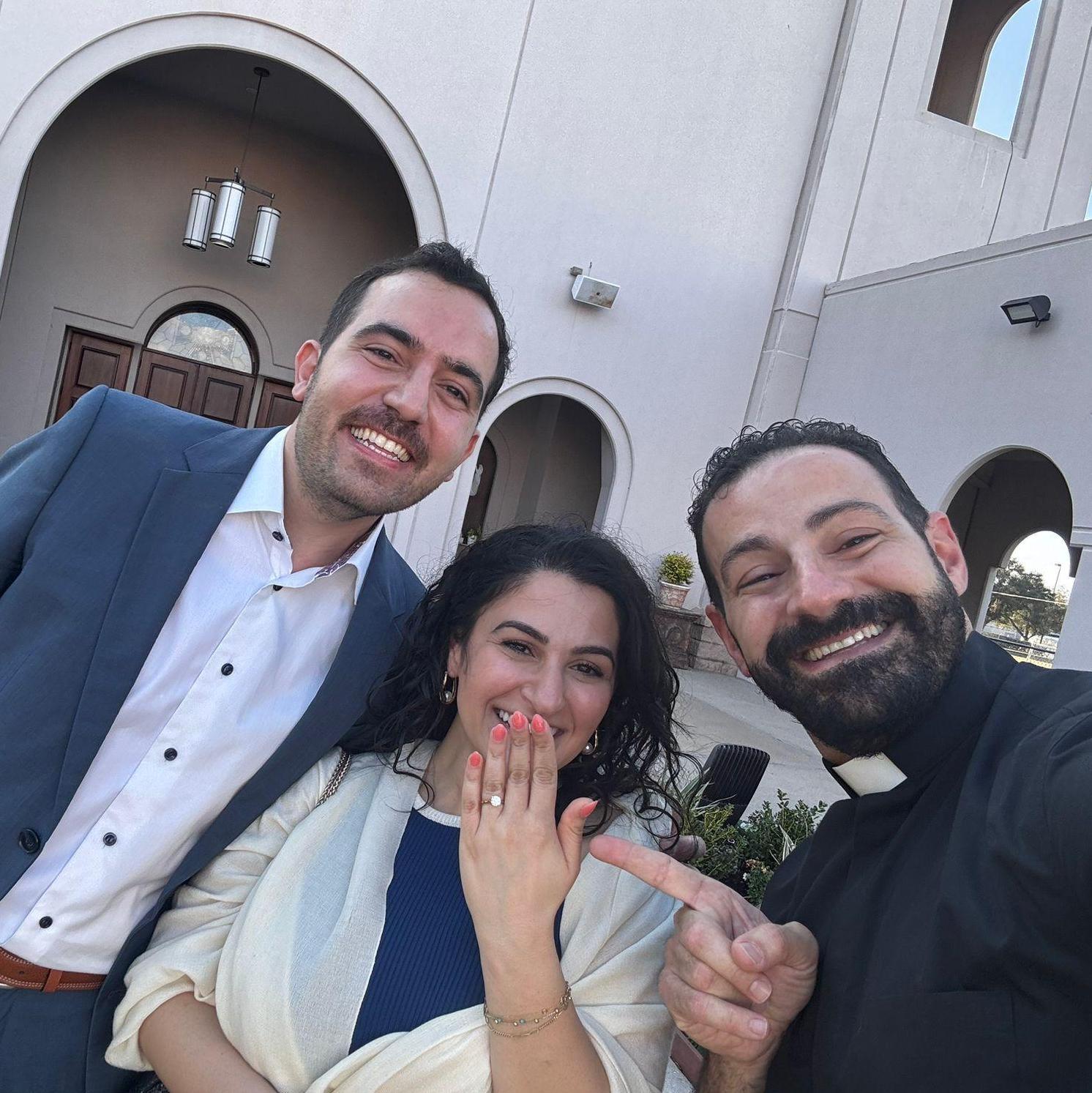 Abouna helped make our surprise engagement so special