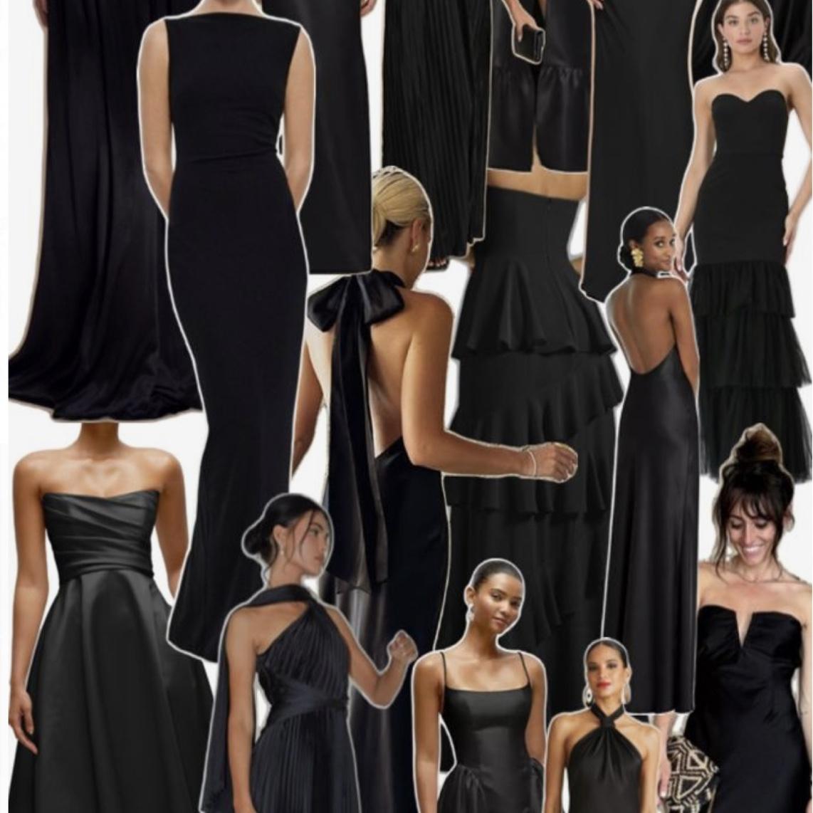 Black dresses if color isn’t your thing