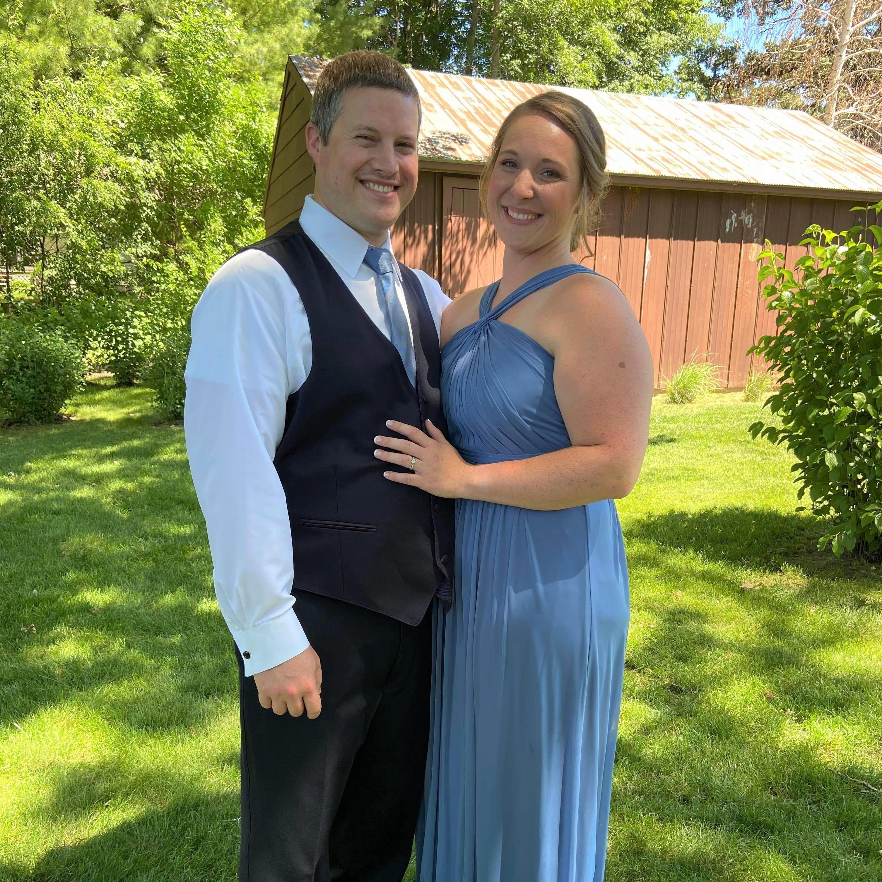 Celebrating the wedding of the couple who set us up! Thanks Judd and Kiah!