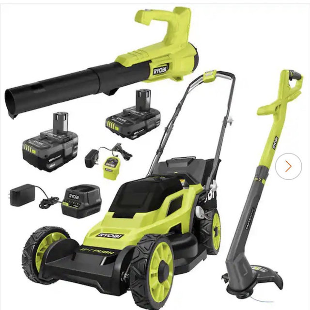 Ryobi Lawn set