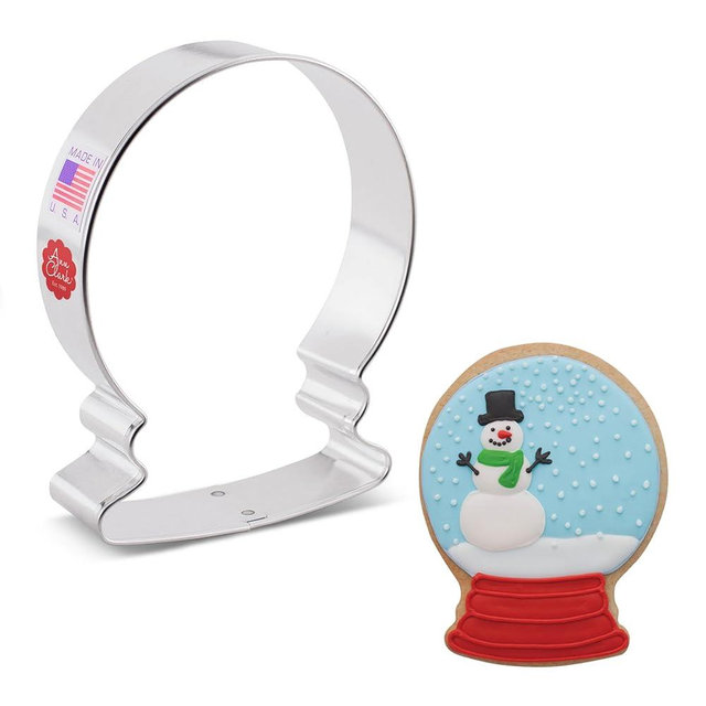 Winter Snow Globe Cookie Cutter, 4" Made in USA by Ann Clark