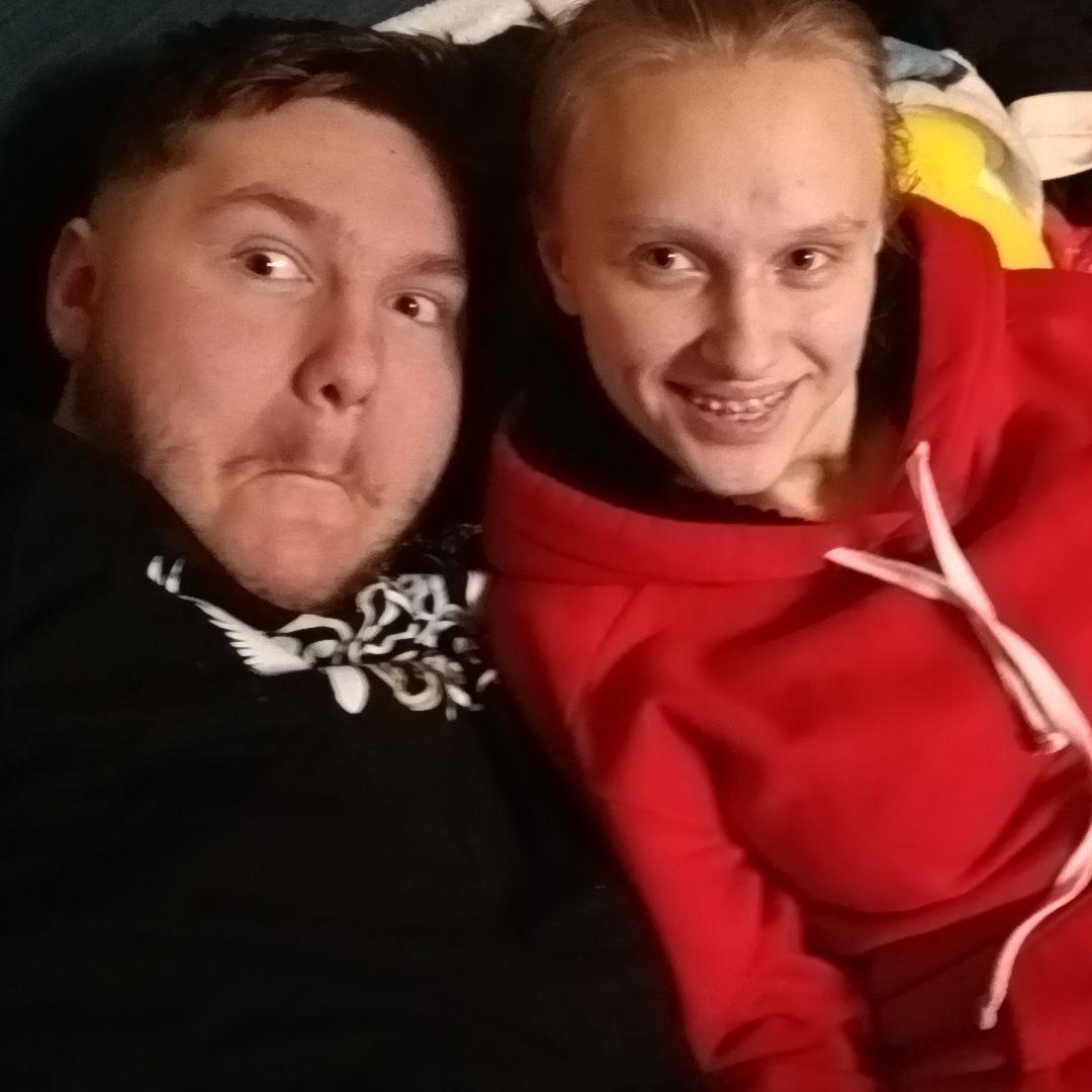Our first photo together