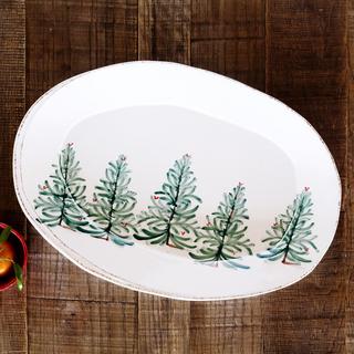Lastra Holiday Oval Platter