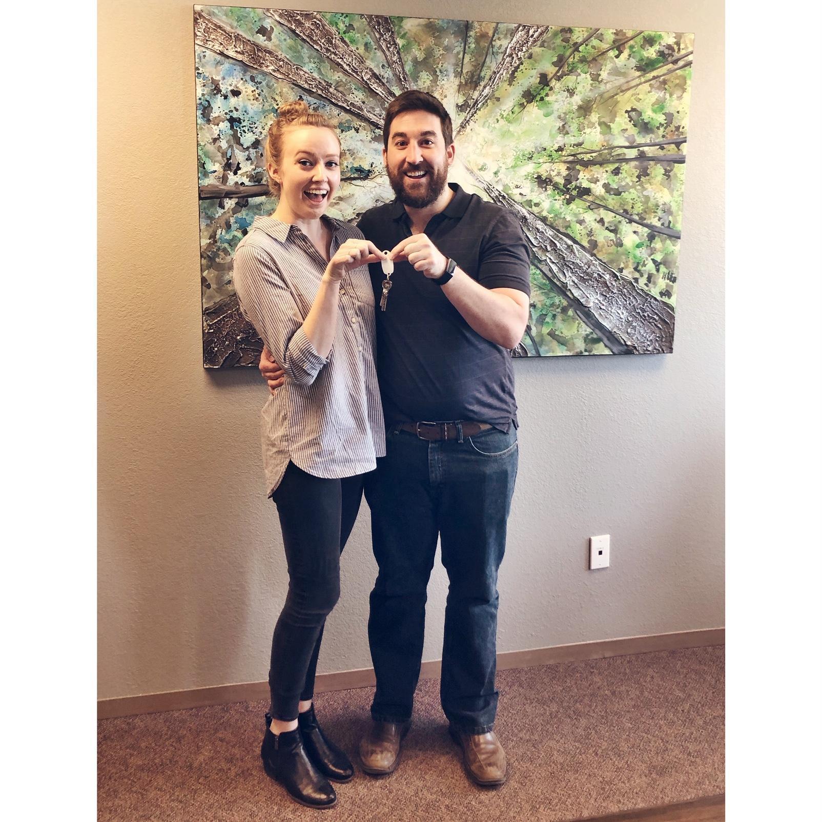 Officially homeowners as of April 2019.