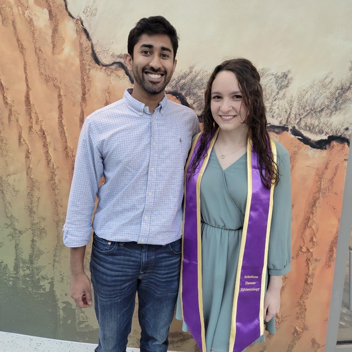 haley got her master's degree