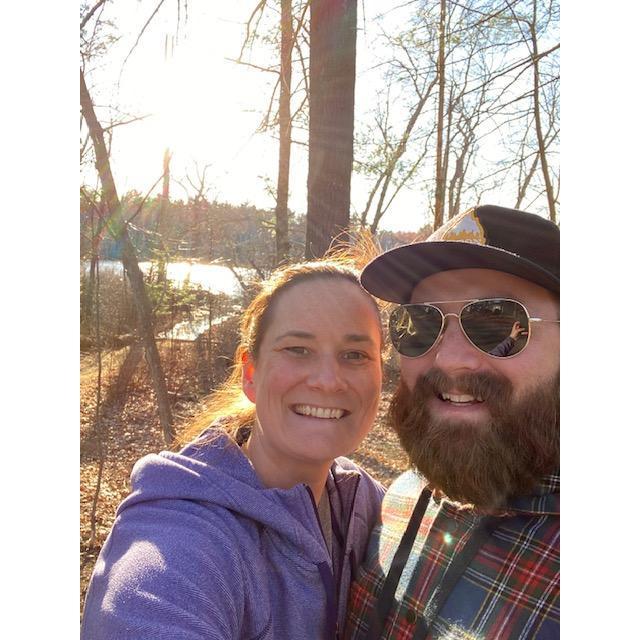 Our favorite walking spot...our own neighborhood.