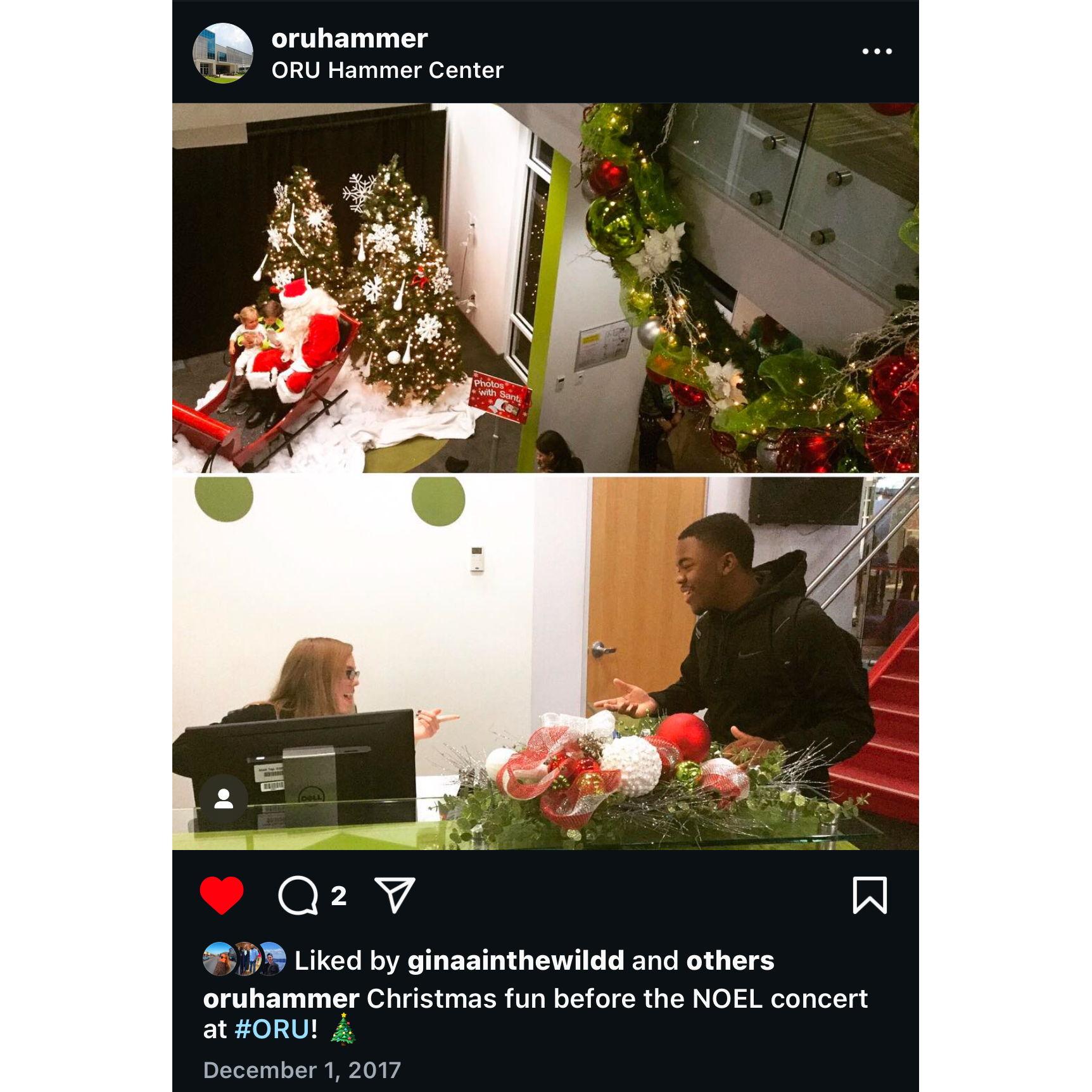 This is where Charles met Gina in 2017 at her desk.