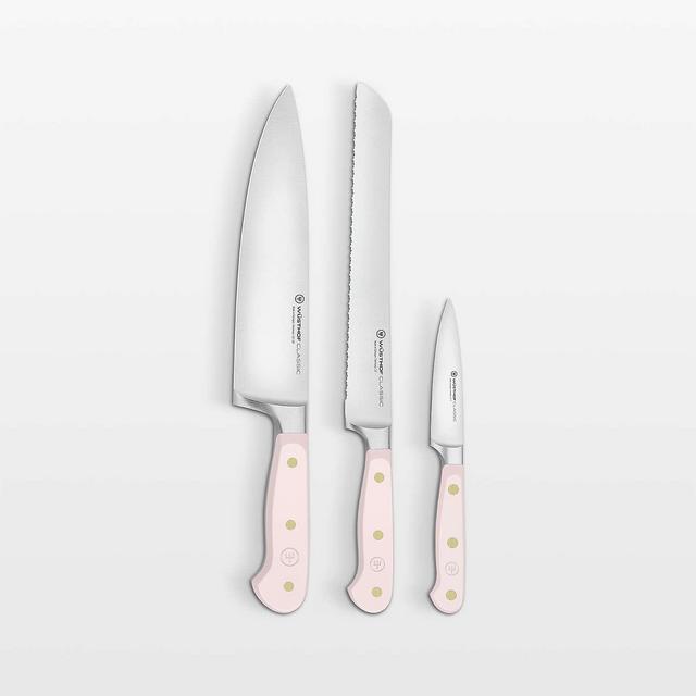 Wüsthof Classic Color Himalayan Salt Pink 3-Piece Knife Set
