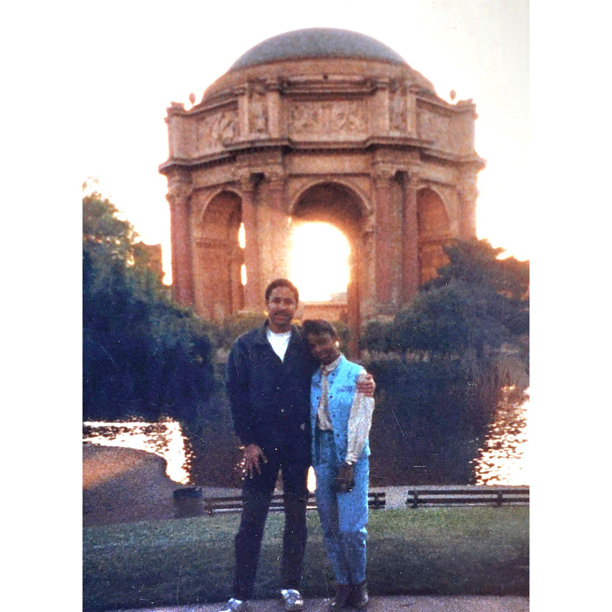 The Palace of Fine Arts in San Francisco, CA. Circa 1988