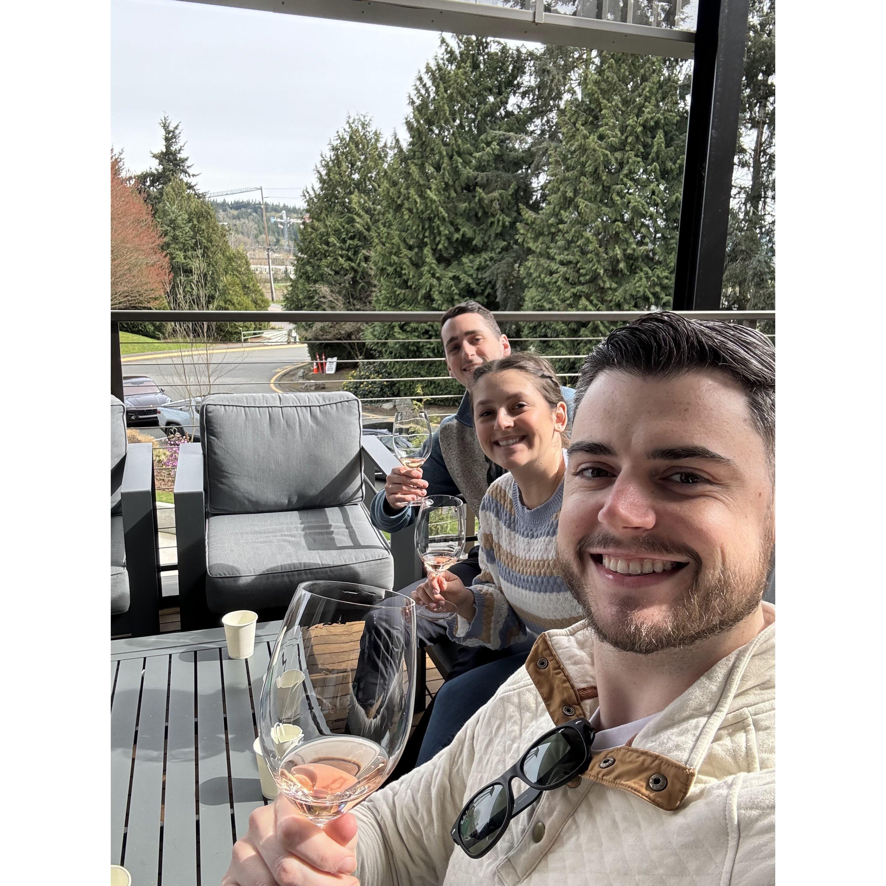 Dabbling in Seattle Wineries with Zack!