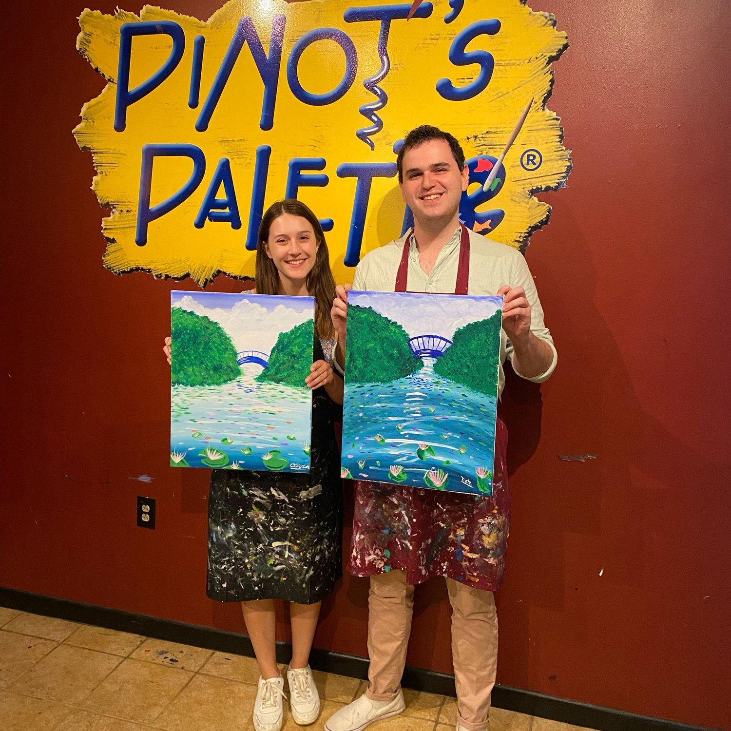 Paint & sip date night in New Jersey