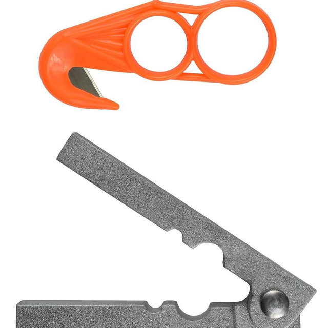 AuSable Brand Aluminum Tail Stripper & Sterling Plastic Tail Zipper