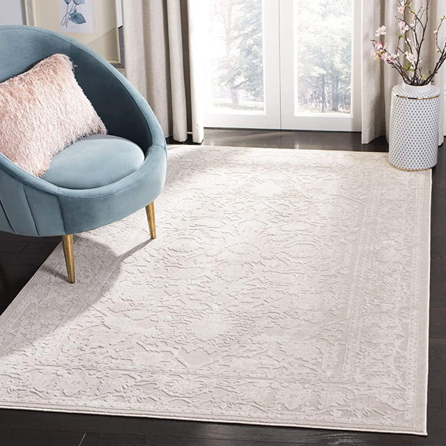 SAFAVIEH Reflection Collection 8' x 10' Cream / Ivory RFT665D Vintage Distressed Area Rug
