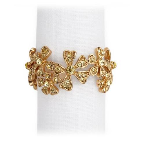 L’Objet ~ Garland Gold Napkin Rings - Set of 4, Price $235.00 in Dallas, TX from The Ivy House